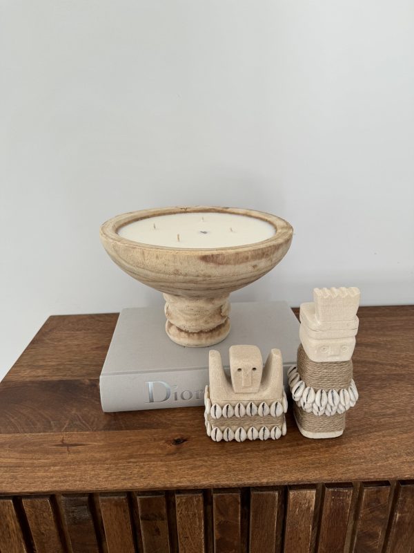 ⁦קערת עץ רגל אחת - Timber Chalice⁩ – תמונה ⁦2⁩