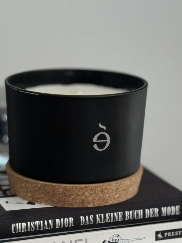 ⁦נר קערת זכוכית שחורה - Black Label⁩ – תמונה ⁦2⁩