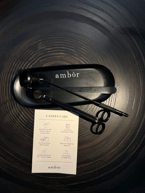 ערכת כיבוי נרות יוקרתית - AMBER
