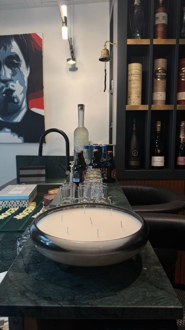 ⁦קערת זכוכית כפולה Double glass bowl⁩ – תמונה ⁦2⁩