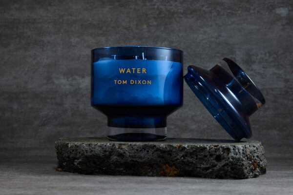 נר טום דיקסון כחול גדול-Tom Dixon blue candle