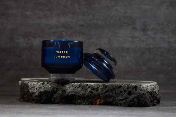 נר טום דיקסון כחול קטן- Tom Dixon blue candle
